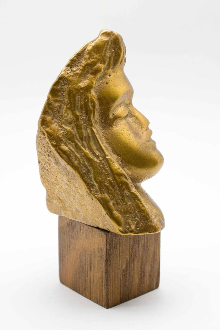 Original Expressionism People Sculpture by Michalis Kevgas