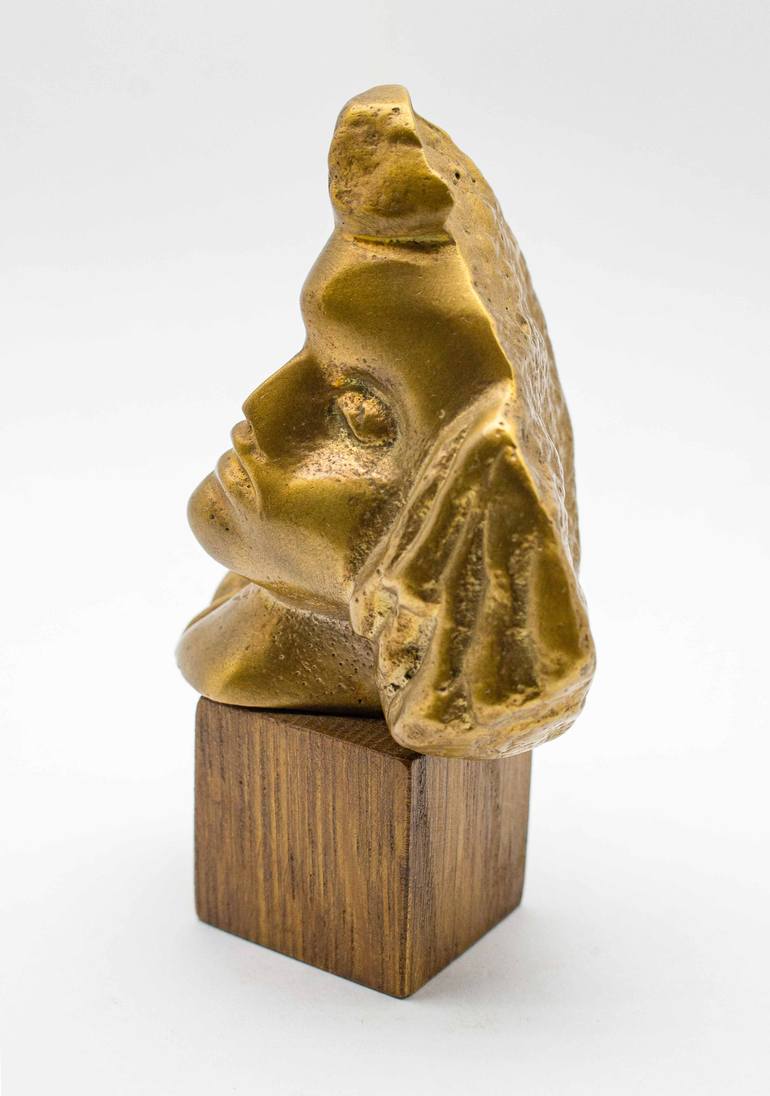 Original Expressionism People Sculpture by Michalis Kevgas
