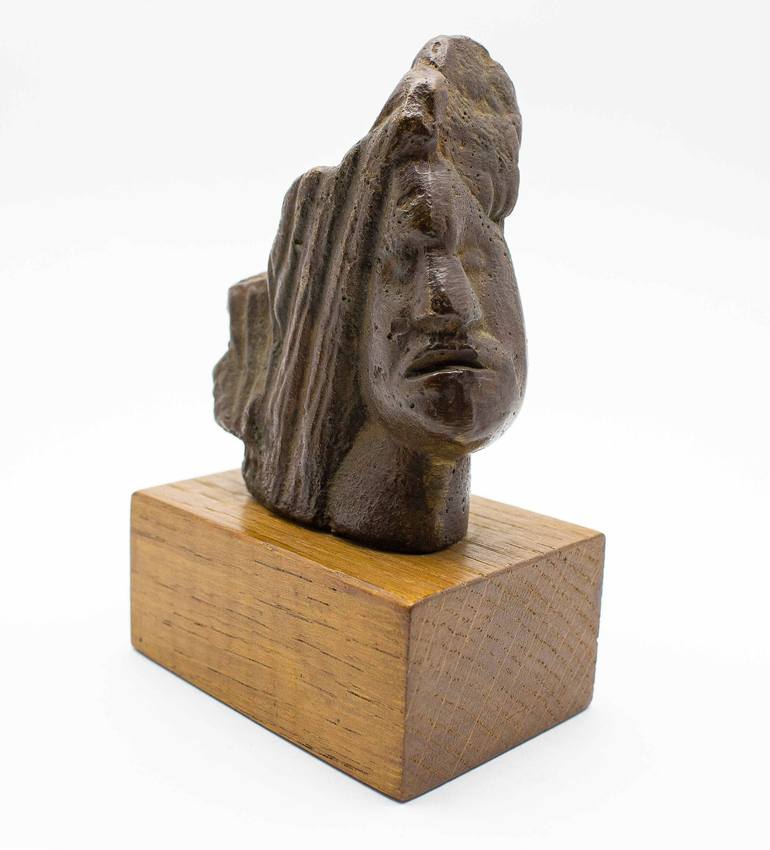 Original Art Deco People Sculpture by Michalis Kevgas