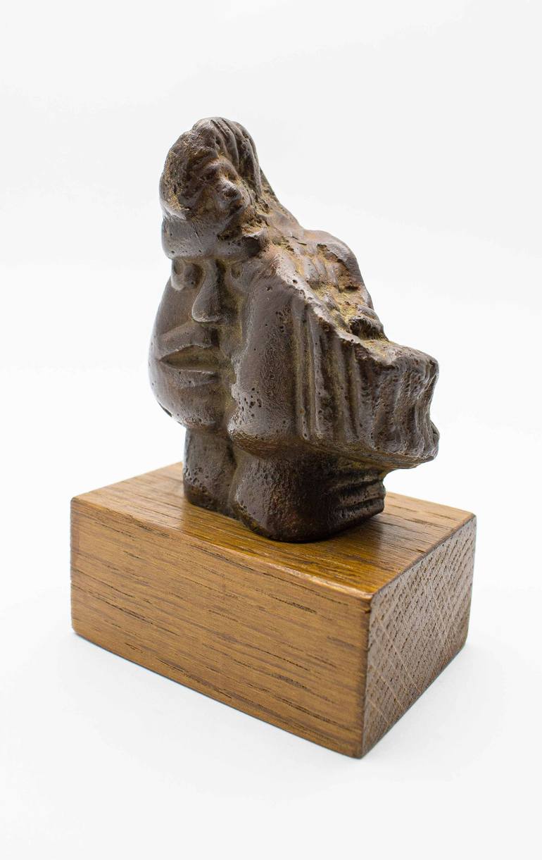 Original Art Deco People Sculpture by Michalis Kevgas