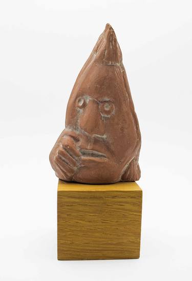 Strange shape head in special clay thumb