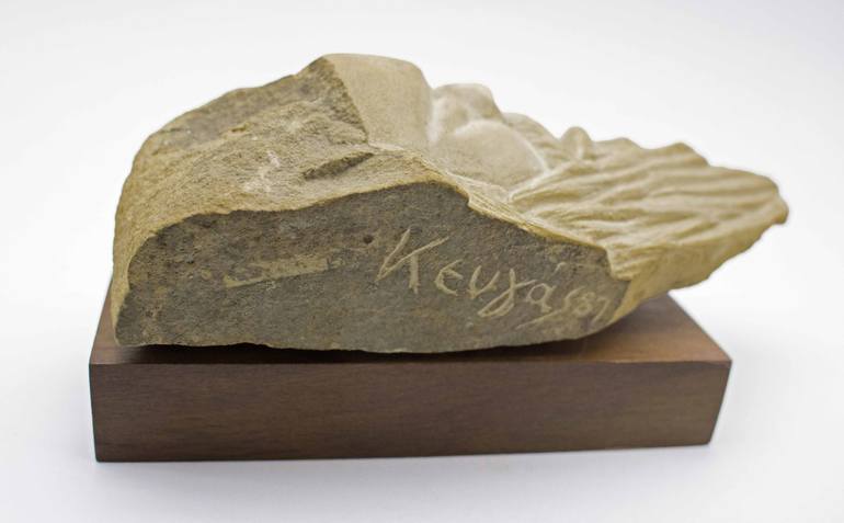 Original Expressionism People Sculpture by Michalis Kevgas