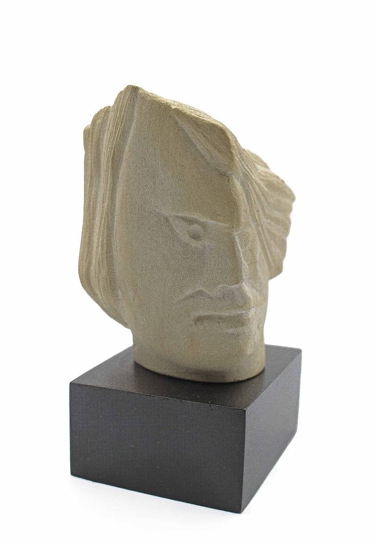 Original Art Deco People Sculpture by Michalis Kevgas