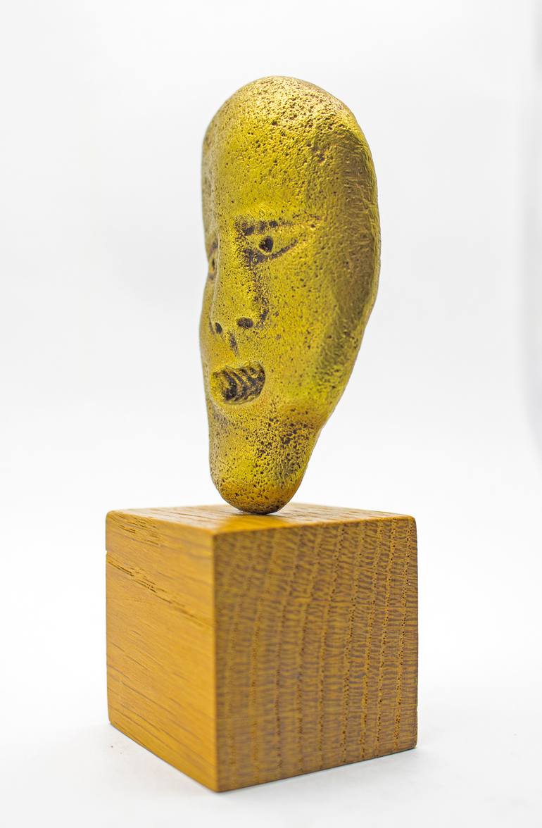 Original Expressionism People Sculpture by Michalis Kevgas