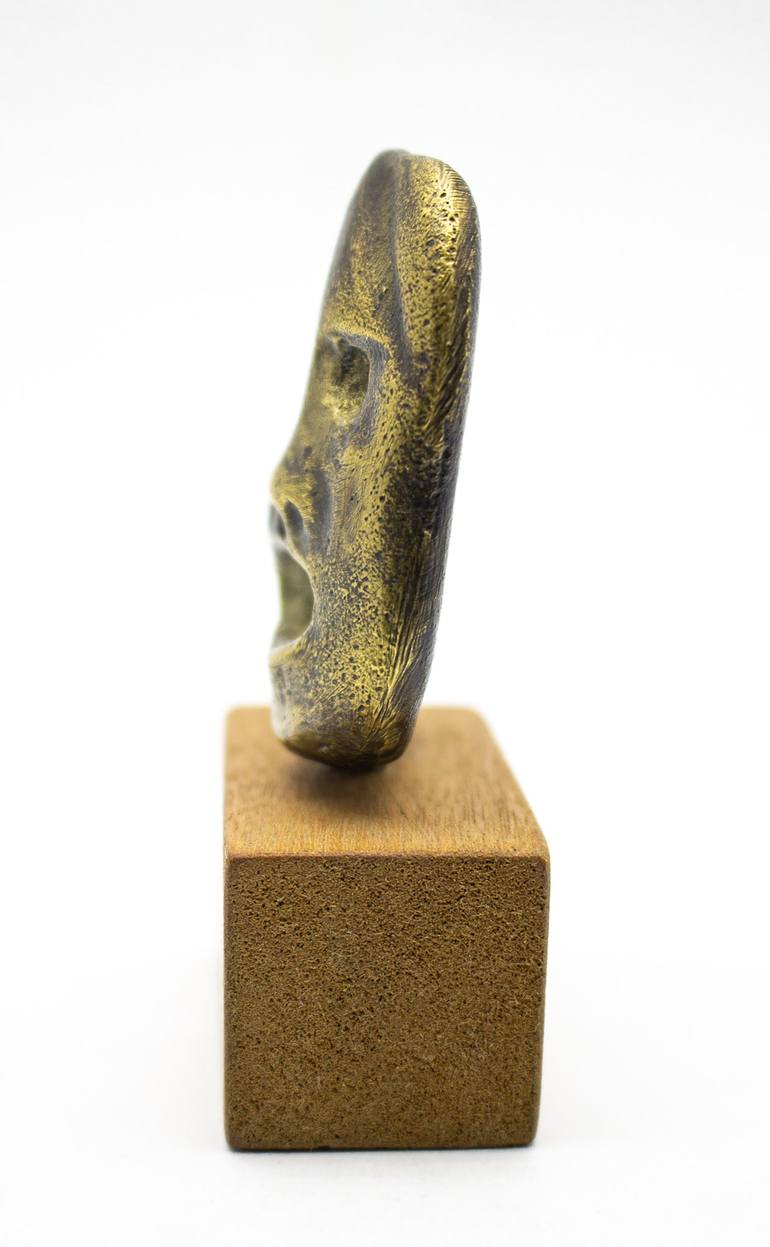 Original Expressionism People Sculpture by Michalis Kevgas