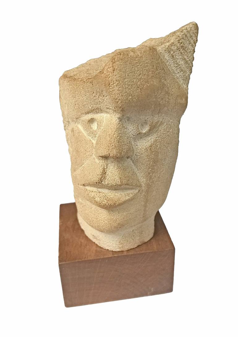 stone face sculpture