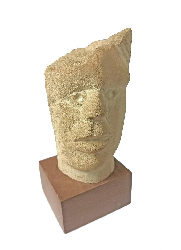 Original Expressionism People Sculpture by Michalis Kevgas