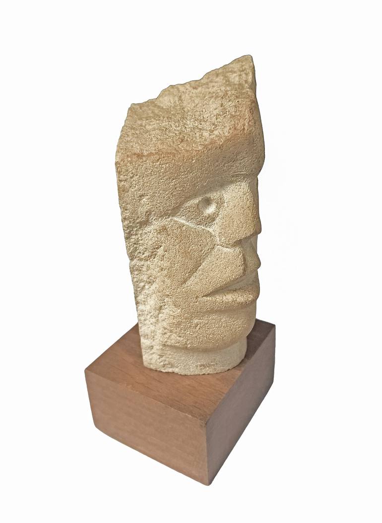 Original Expressionism People Sculpture by Michalis Kevgas