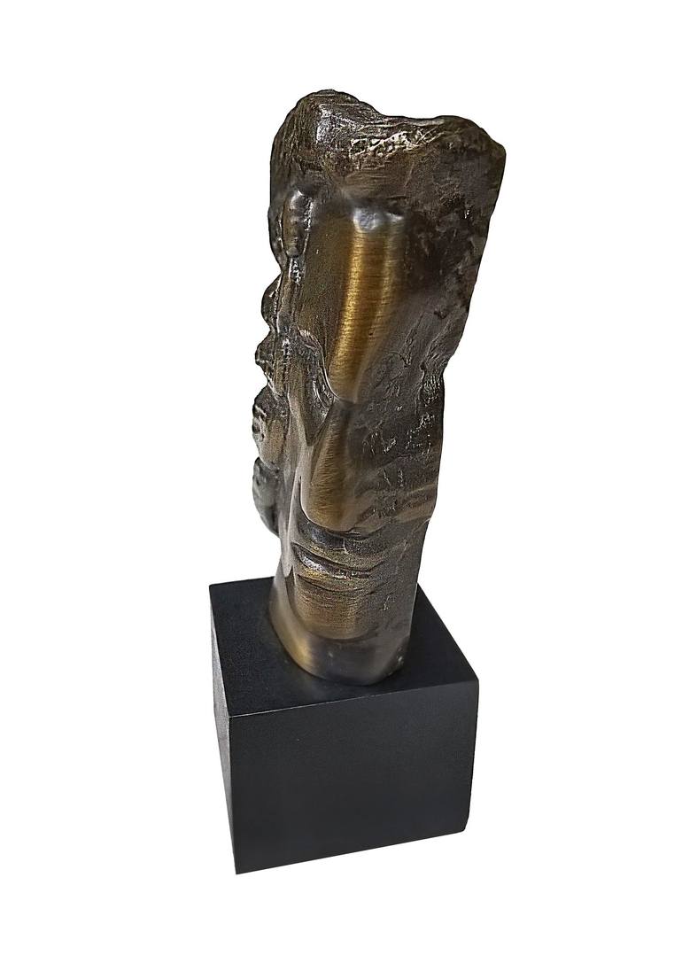 Original Expressionism People Sculpture by Michalis Kevgas