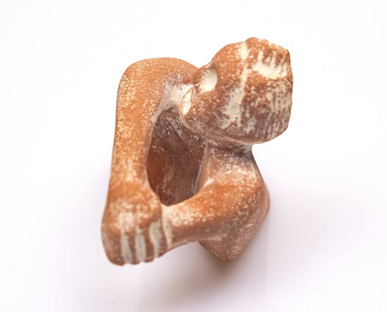 Original Art Deco People Sculpture by Michalis Kevgas