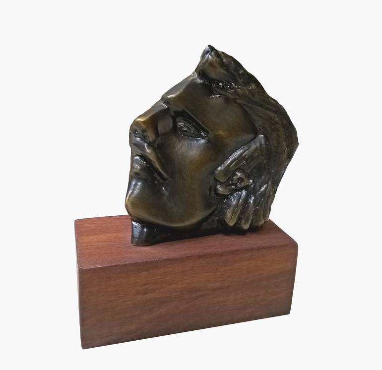 Original Art Deco People Sculpture by Michalis Kevgas