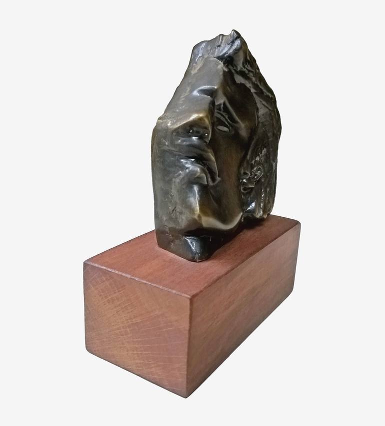Original Art Deco People Sculpture by Michalis Kevgas