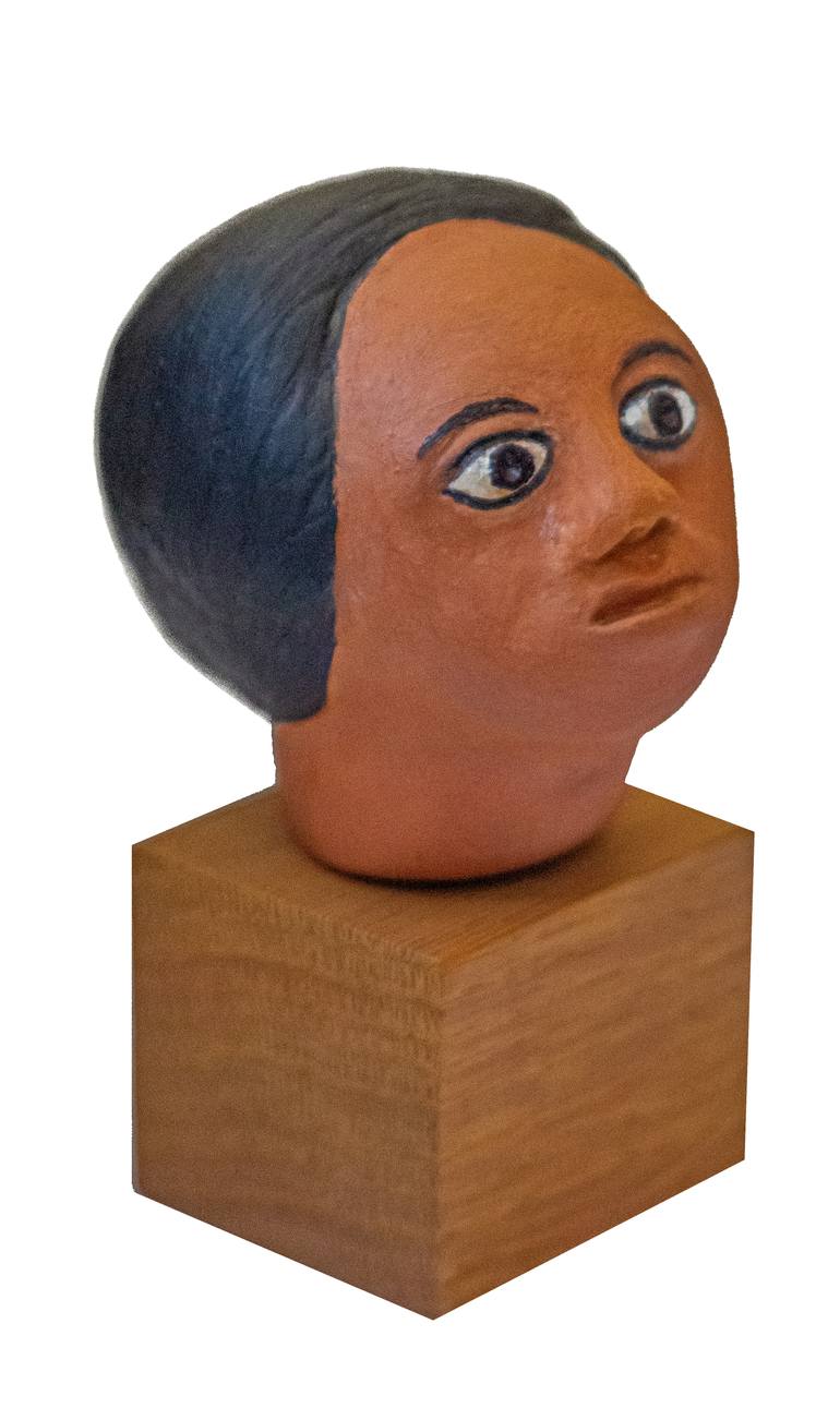 Original Figurative People Sculpture by Michalis Kevgas