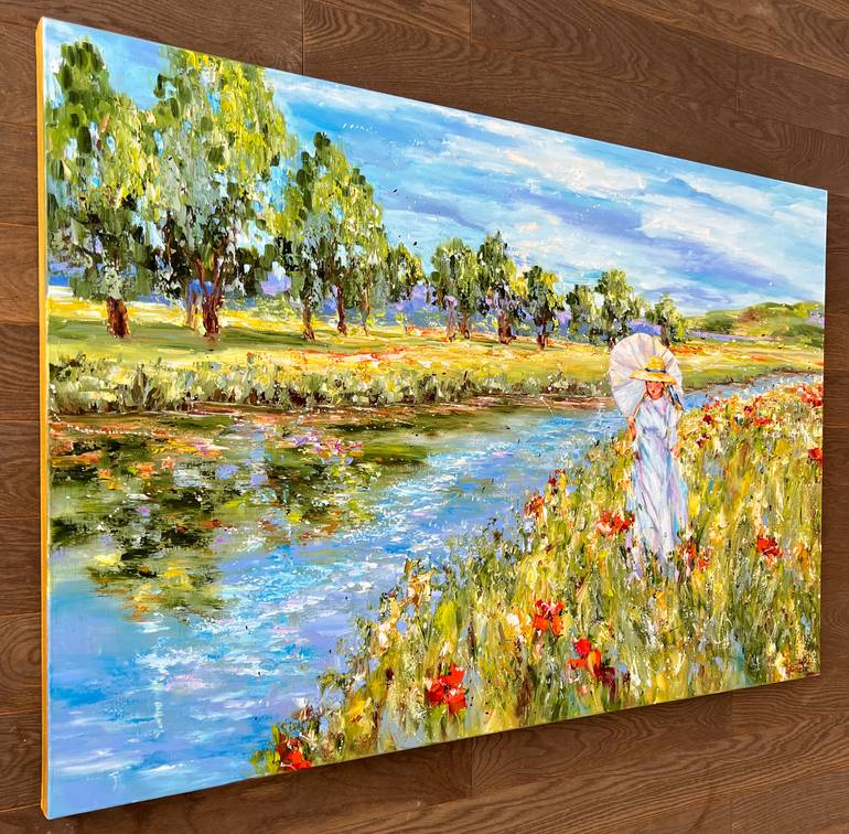 Original Impressionism Landscape Painting by Diana Malivani