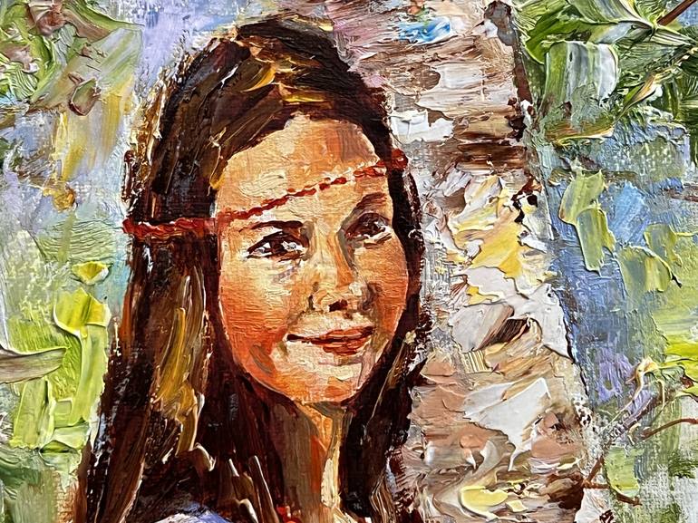 Original Impressionism Portrait Painting by Diana Malivani