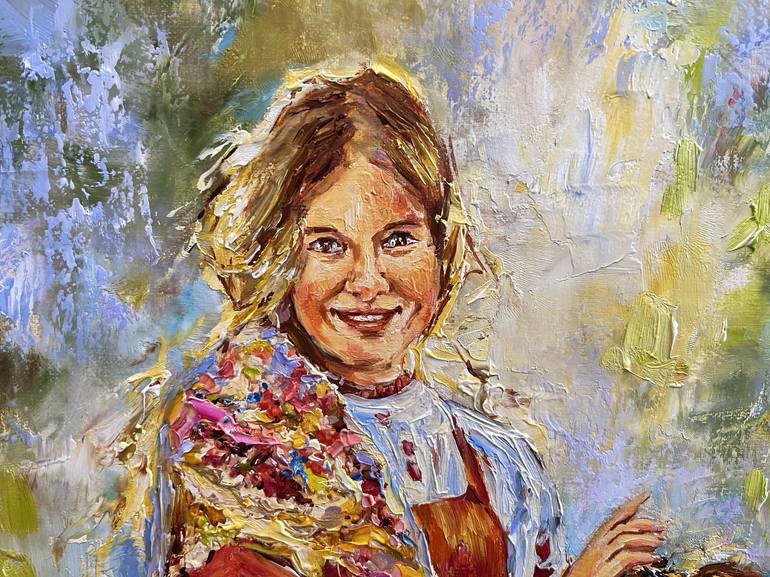 Original Portrait Painting by Diana Malivani