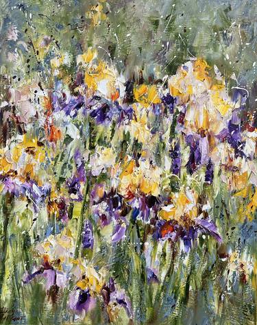 Print of Impressionism Floral Paintings by Diana Malivani