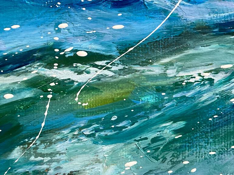 Original Impressionism Seascape Painting by Diana Malivani