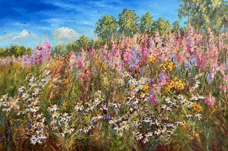 Print of Impressionism Landscape Paintings by Diana Malivani