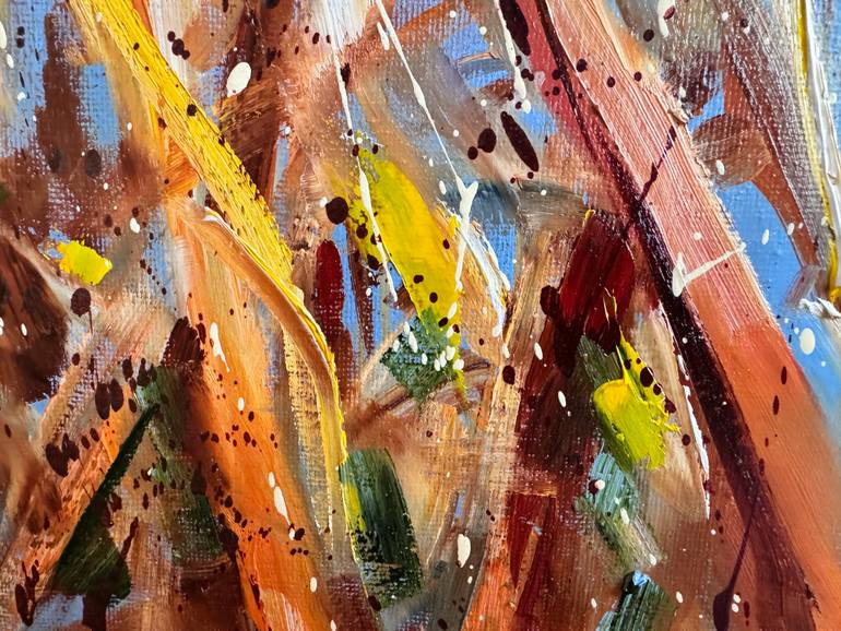 Original Impressionism Animal Painting by Diana Malivani