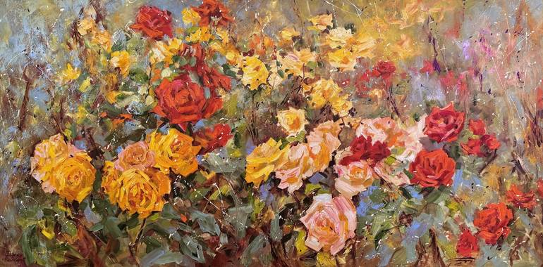 Print of Impressionism Garden Paintings by Diana Malivani