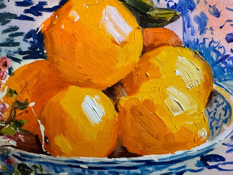 Original Impressionism Still Life Painting by Diana Malivani