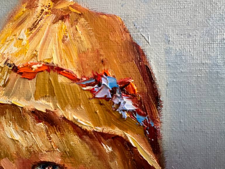 Original Impressionism People Painting by Diana Malivani