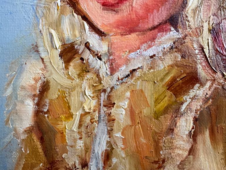 Original Impressionism People Painting by Diana Malivani