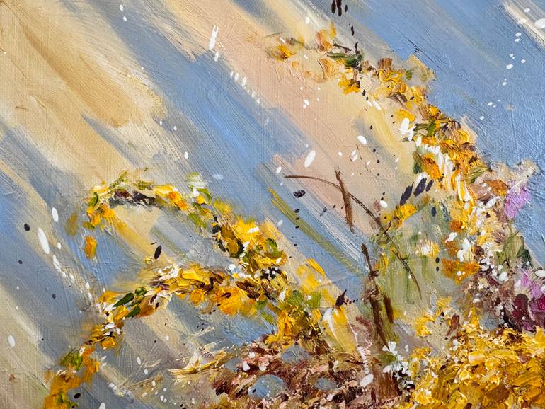 Original Impressionism Garden Painting by Diana Malivani