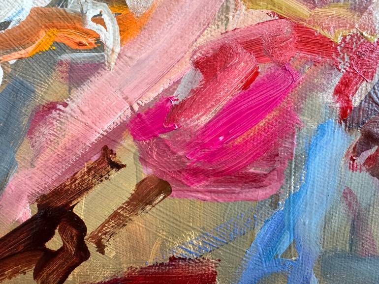 Original Abstract Expressionism Abstract Painting by Diana Malivani