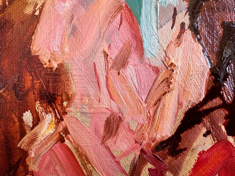 Original Abstract Expressionism Abstract Painting by Diana Malivani