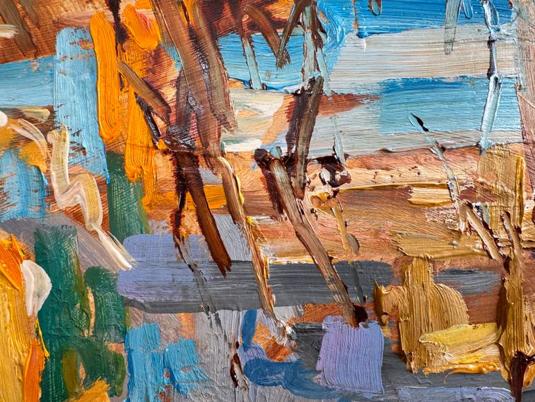 Original Abstract Expressionism Abstract Painting by Diana Malivani