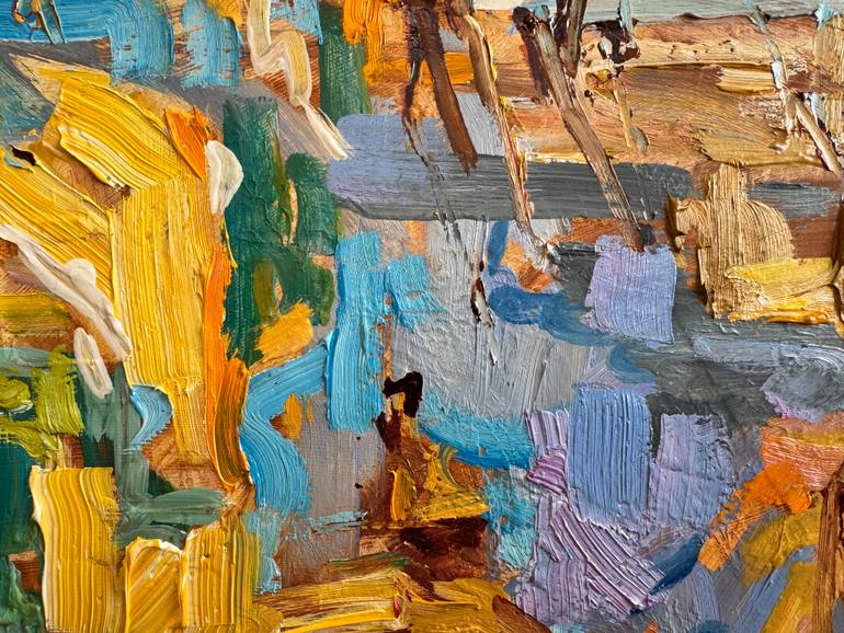 Original Abstract Expressionism Abstract Painting by Diana Malivani