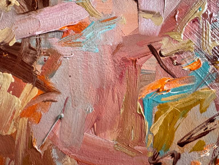 Original Abstract Expressionism Abstract Painting by Diana Malivani
