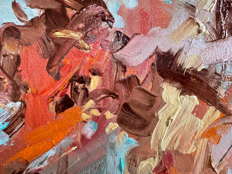 Original Abstract Expressionism Abstract Painting by Diana Malivani