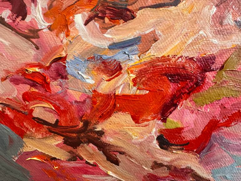 Original Abstract Expressionism Abstract Painting by Diana Malivani