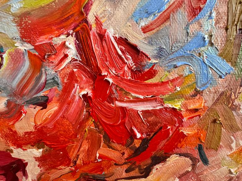 Original Abstract Expressionism Abstract Painting by Diana Malivani