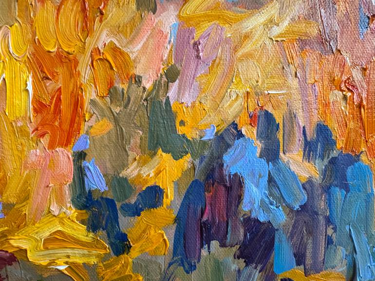Original Abstract Expressionism Abstract Painting by Diana Malivani