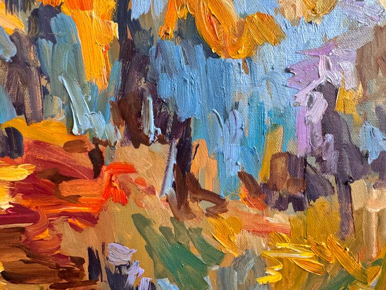 Original Abstract Expressionism Abstract Painting by Diana Malivani
