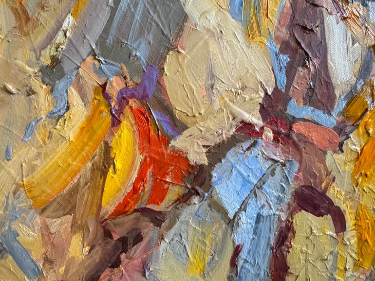 Original Abstract Expressionism Abstract Painting by Diana Malivani