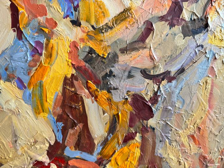 Original Abstract Expressionism Abstract Painting by Diana Malivani