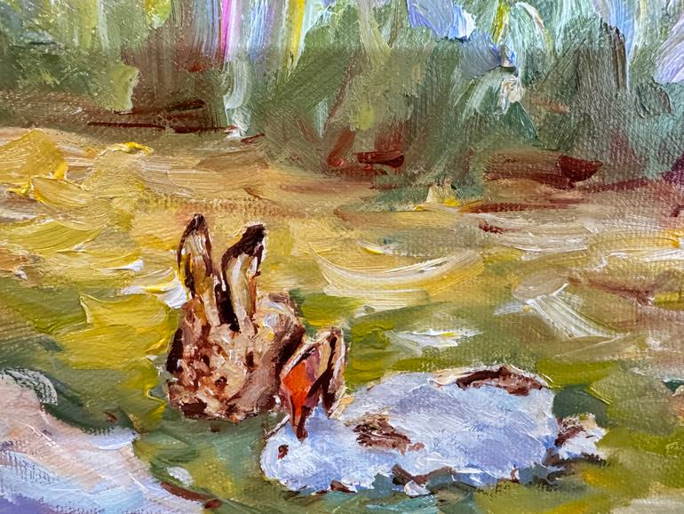Original Impressionism People Painting by Diana Malivani