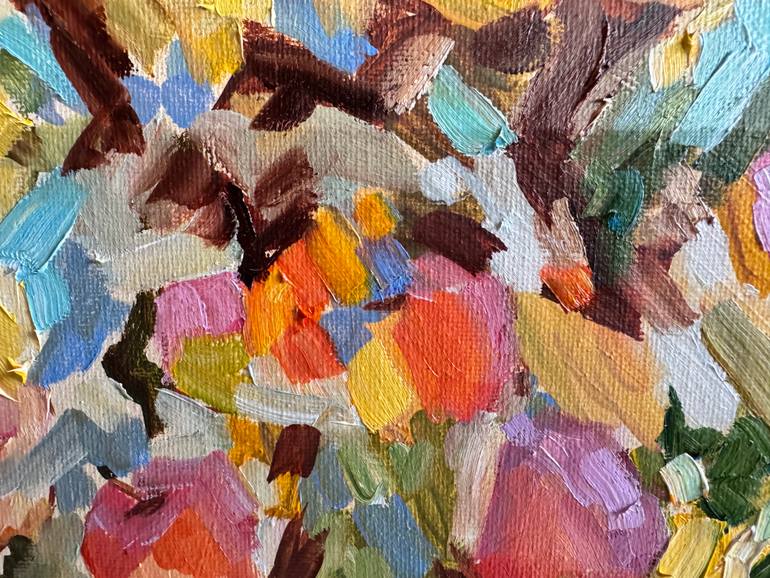 Original Impressionism People Painting by Diana Malivani