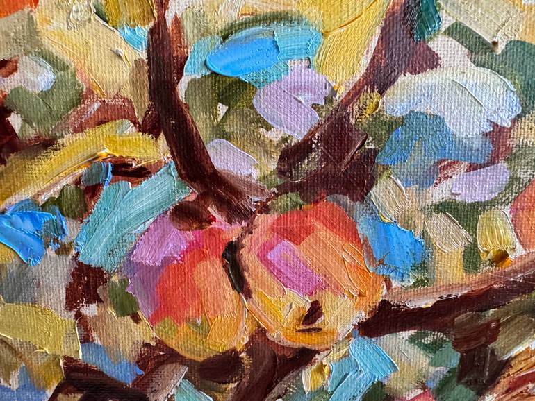 Original Impressionism People Painting by Diana Malivani