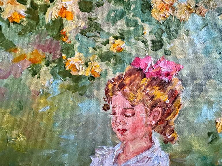 Original Impressionism People Painting by Diana Malivani