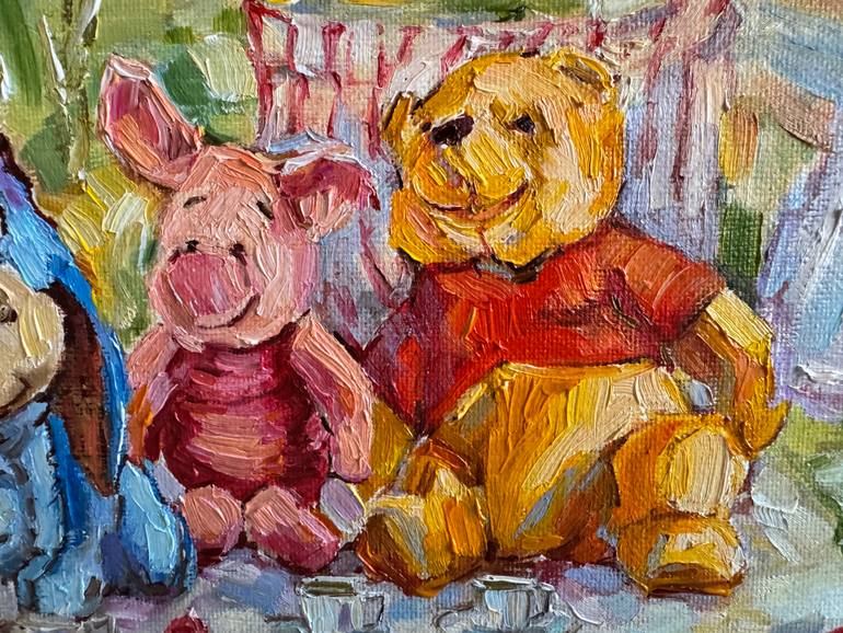 Original Impressionism People Painting by Diana Malivani