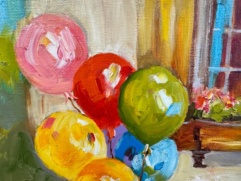 Original Impressionism People Painting by Diana Malivani
