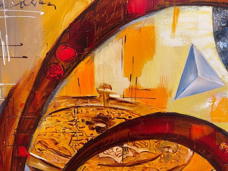 Original Abstract People Painting by Diana Malivani