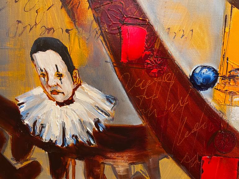 Original Abstract People Painting by Diana Malivani