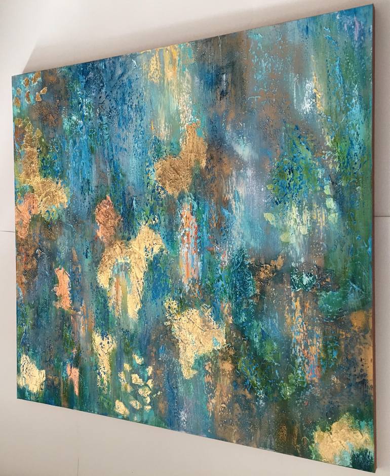 Original Abstract Seascape Painting by Diana Malivani